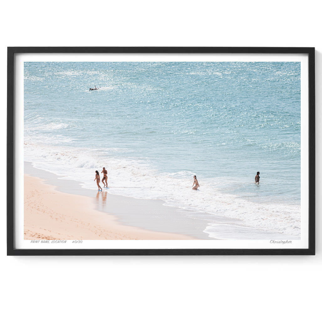 Barefoot Moments – Coastal Print of Terrigal Beach, NSW