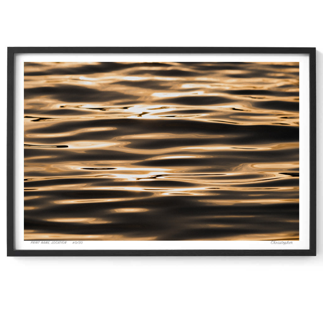 Old Gold - Coastal print, Scotts Head