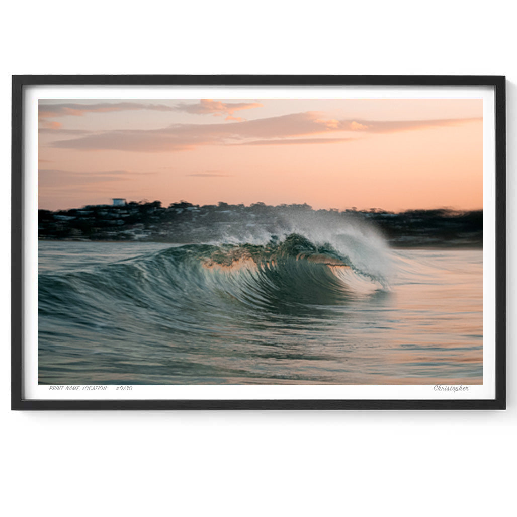 Blurred Peaks  – Coastal Print of Wamberal Beach, NSW