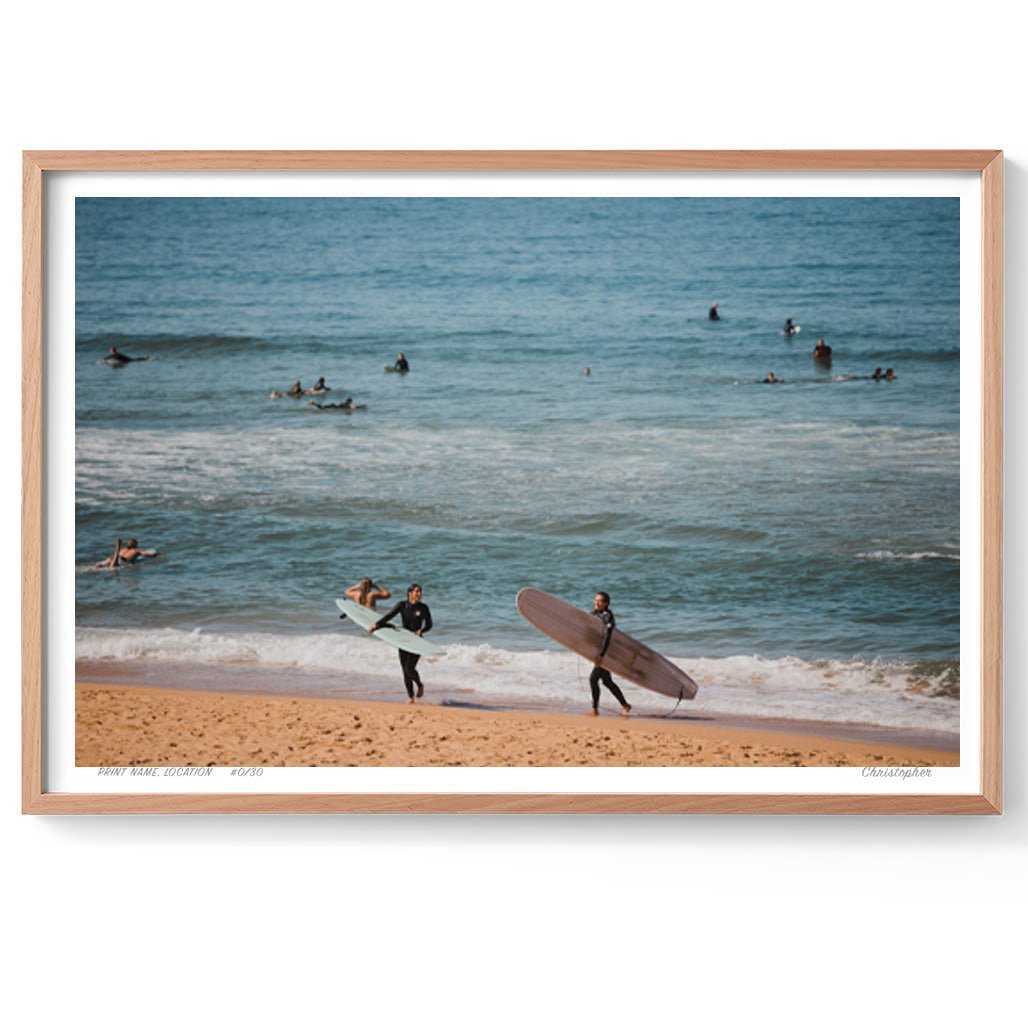 Summer Logs - Coastal Print of Macmasters Beach, NSW
