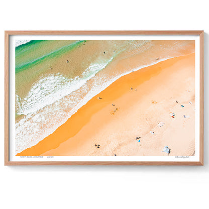 Salt & Sand – Arial Coastal Print of Terrigal Beach, NSW