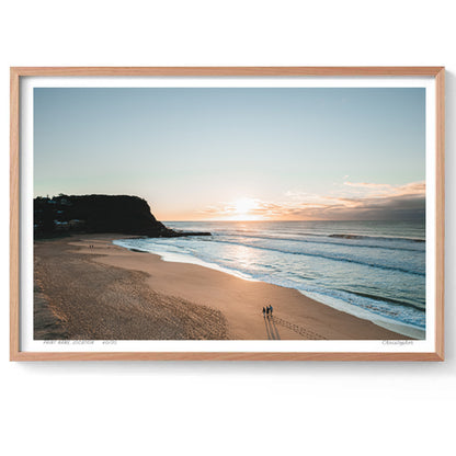 Stroll – Aerial Coastal Print of North Avoca, NSW