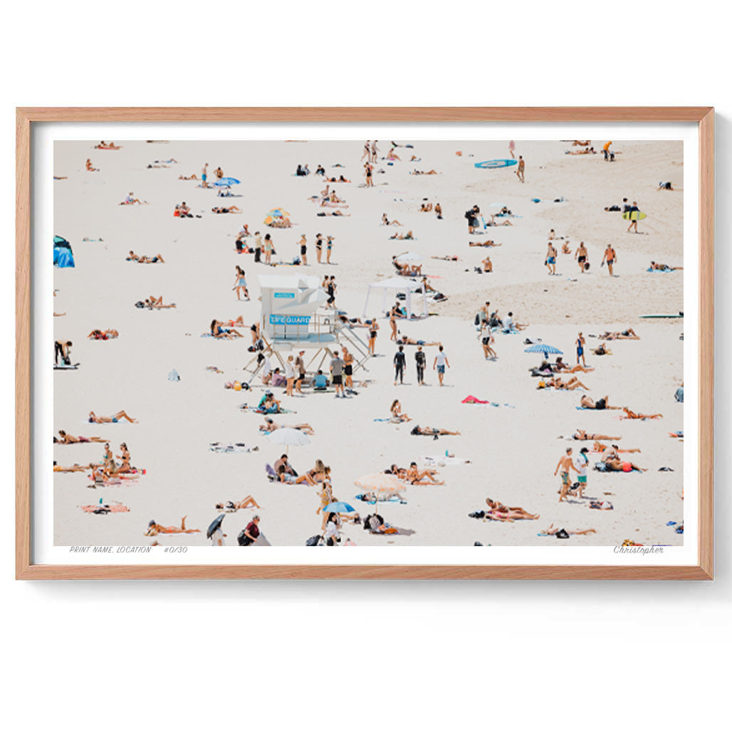 Found – Coastal Print of Bondi, Sydney