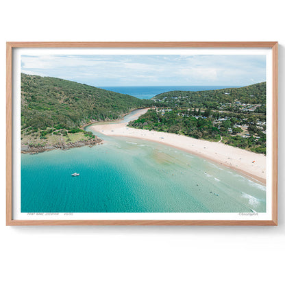 Hat Head - Aerial Coastal Print of Hat Head, NSW