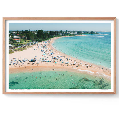 Views – Aerial Coastal Print of Toowoon Bay Beach, NSW