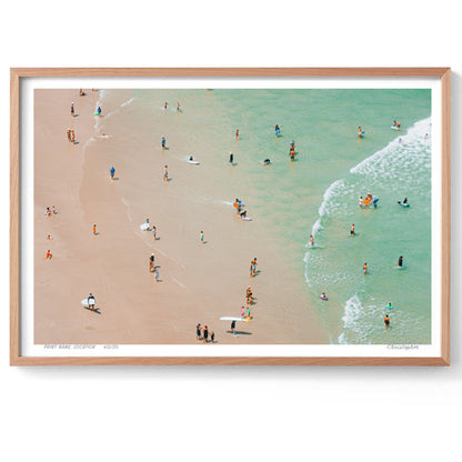 Open Season – Aerial Print of Byron Bay Beach, NSW