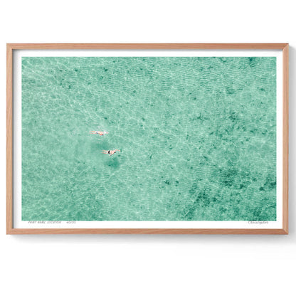 Twin Lanes – Aerial Coastal Print of Toowoon Bay Beach, NSW
