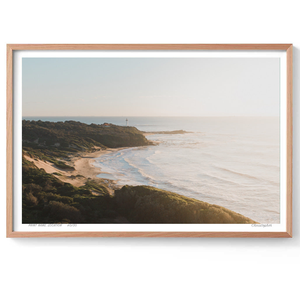 Lighthouse – Lighthouse & Waves Print of Norah Head, NSW