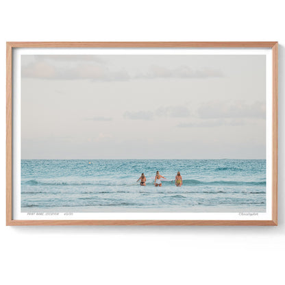 Three - Coastal Print of Snapper Rocks, Coolangatta, QLD
