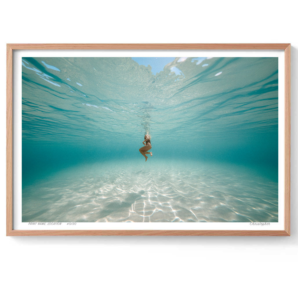 From Below – Coastal Print of Terrigal Beach, NSW
