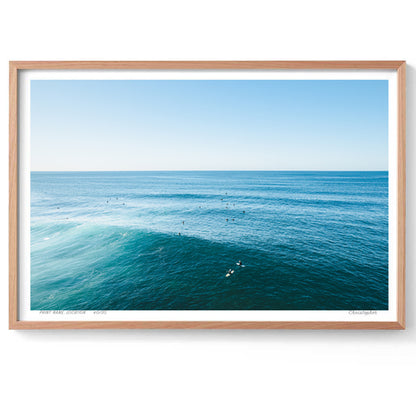 Insider – Aerial Surf Print of Forresters Beach, NSW