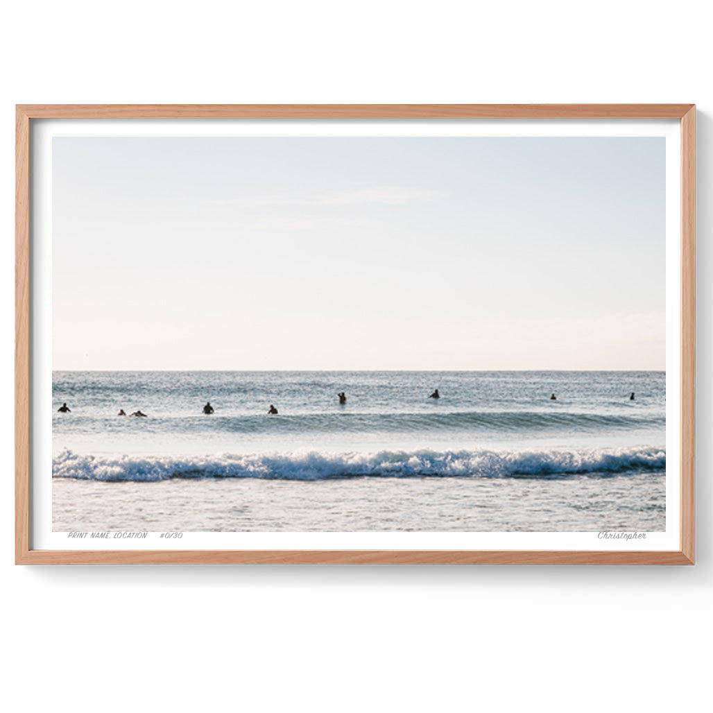 From Time to Time - Coastal Print of Avoca Beach, NSW