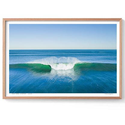 Your Choice – Aerial Surf Print of Forresters Beach, NSW