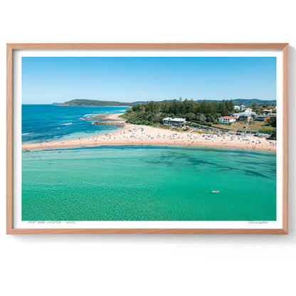 How We Like it – Aerial Coastal Print of Toowoon Bay Beach, NSW