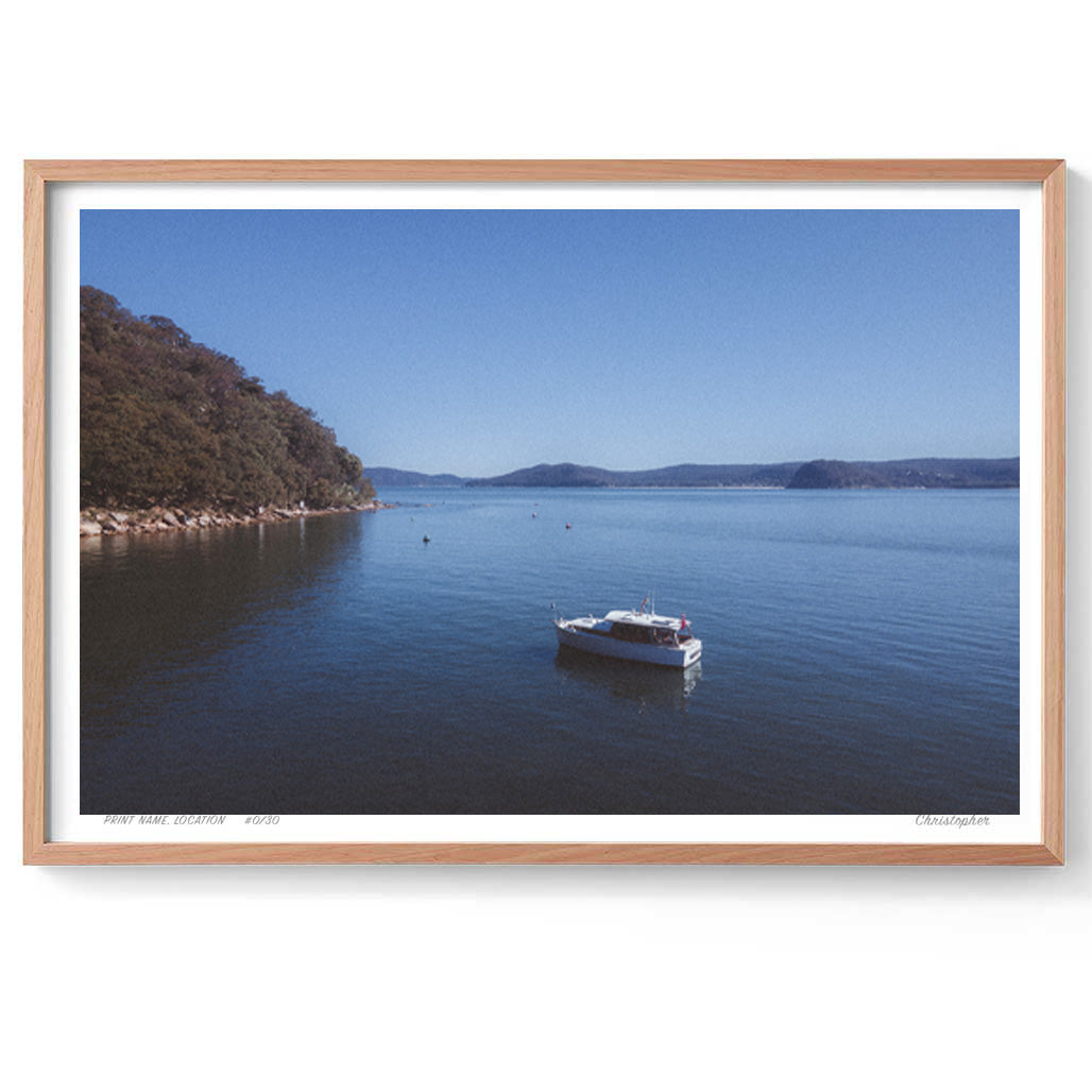 Old Days – Aerial Coastal Print of Lobster Beach, Central Coast