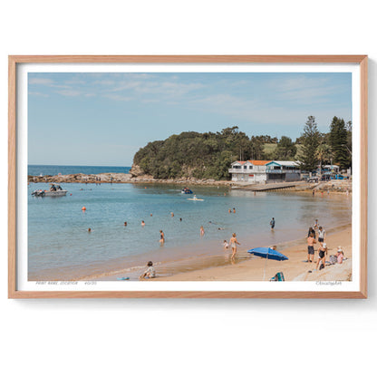 Family Life  – Aerial Coastal Print of Terrigal Beach, NSW