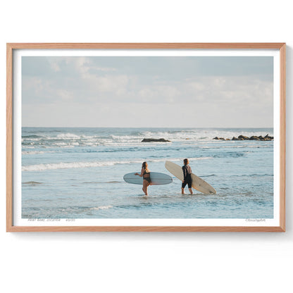 Two for Two - Coastal Print of Snapper Rocks, Coolangatta, QLD