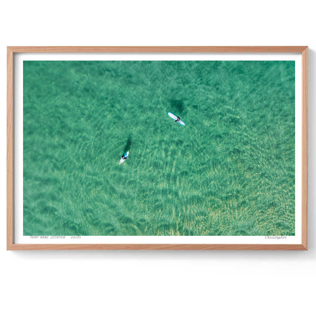 Copa Duo – Aerial Print of Copacabana, NSW