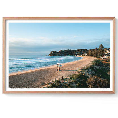 Tower Lines – Aerial Coastal Print of Avoca, NSW