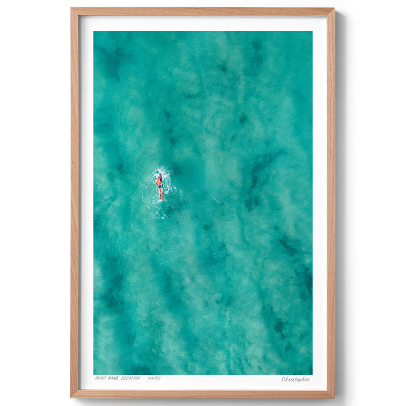 Reach for the Sky – Aerial Coastal Print of Toowoon Bay Beach, NSW