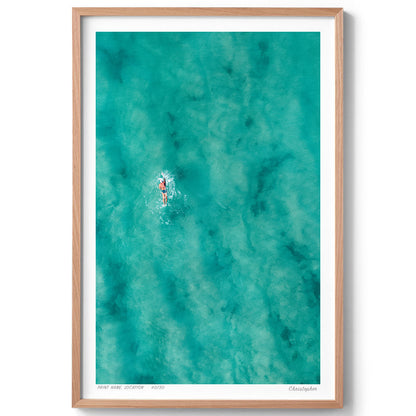 Reach for the Sky – Aerial Coastal Print of Toowoon Bay Beach, NSW