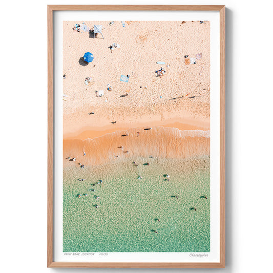 Everyday – Aerial Coastal Print of Toowoon Bay Beach, NSW