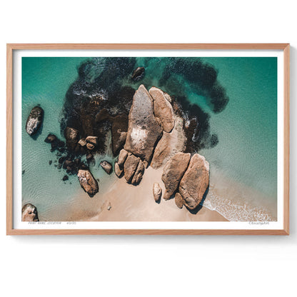 Absolutely - Aerial Ocean Print of South West Rocks, NSW