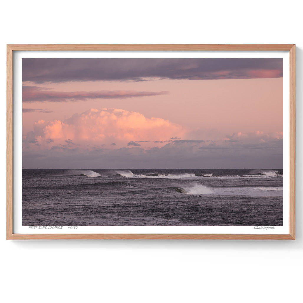 Glow – Coastal Print of Blue Bay, NSW