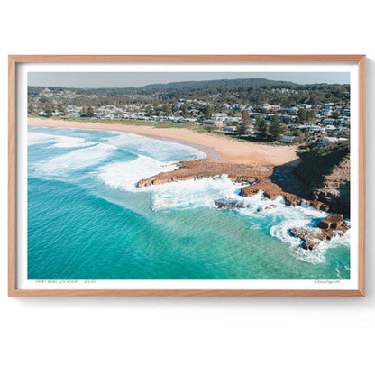 Coastal Light – Aerial Coastal Print of North Avoca, NSW