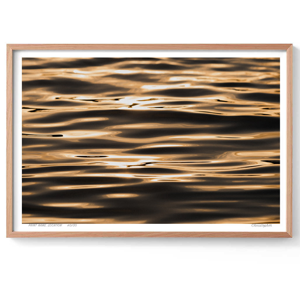 Old Gold - Coastal print, Scotts Head