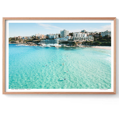 Side by Side – Coastal Print of Bondi Beach, Sydney