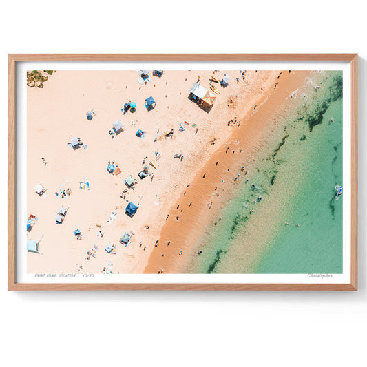 Unlocked – Aerial Coastal Print of Toowoon Bay Beach, NSW