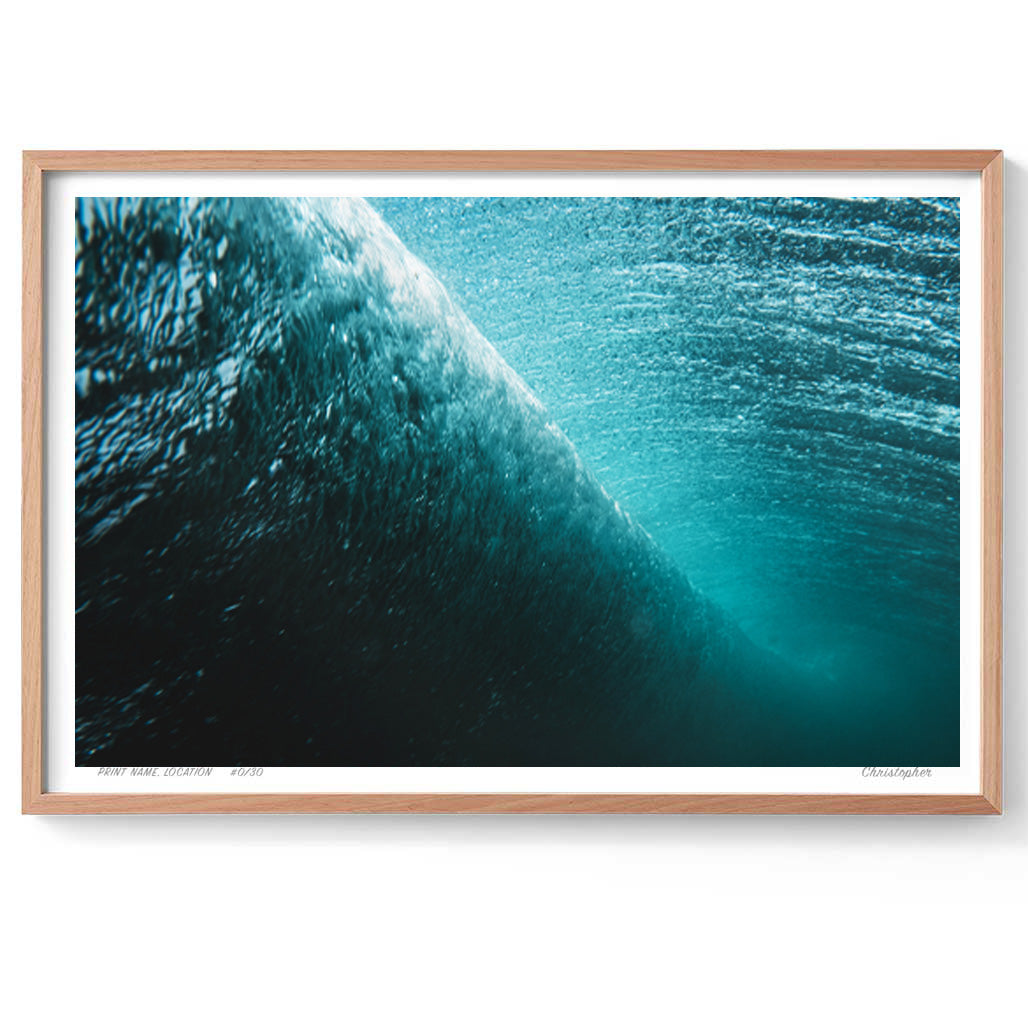 Vacuum – Underwater Wave Photographic Print