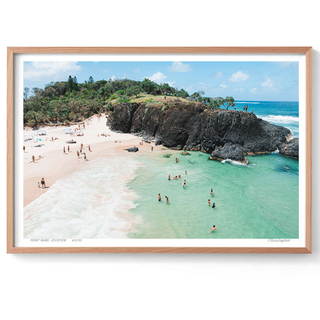 A Slice of Summer - Coastal Print of Fingal Head, NSW