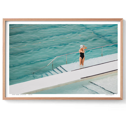 First Lines – Coastal Print of Bondi, Sydney