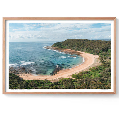 Classic Bateau – Aerial Coastal Print of Bateau Bay, NSW