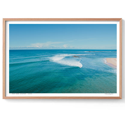 Vast – Coastal Aerial Print of Blue Bay, NSW