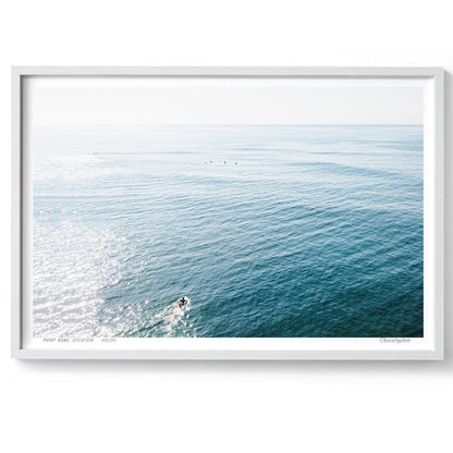 Into The Line - Surf Print of Forresters Beach, NSW