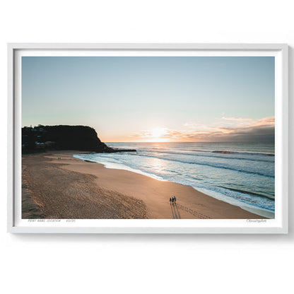 Stroll – Aerial Coastal Print of North Avoca, NSW