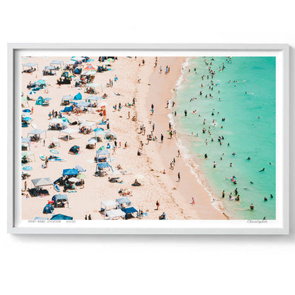 Bayside Days – Aerial Coastal Print of Toowoon Bay Beach, NSW