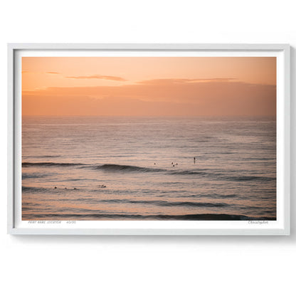 The day before – Aerial Coastal Print of Shelly Beach, NSW