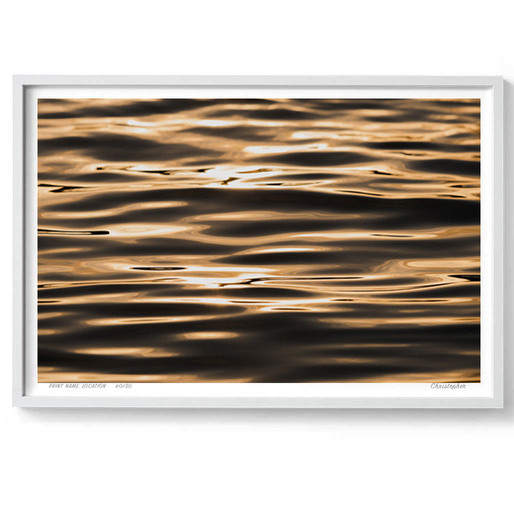 Old Gold - Coastal print, Scotts Head