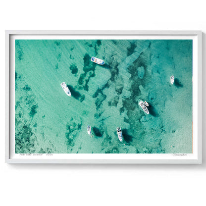 7 Boats – Coastal Print of Terrigal Beach, NSW