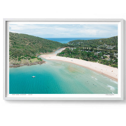 Hat Head - Aerial Coastal Print of Hat Head, NSW