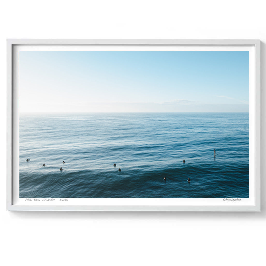 After Tomorrow – Aerial Coastal Print of Shelly Beach, NSW