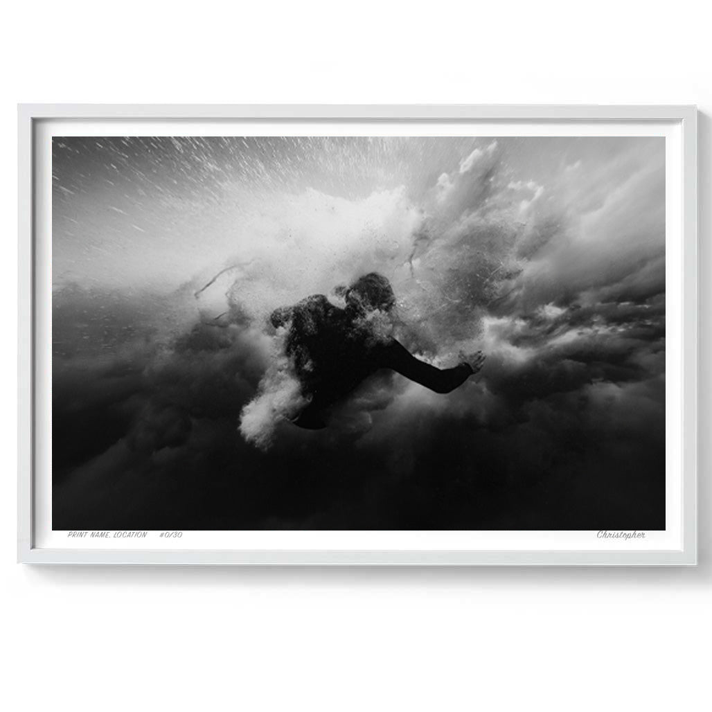 Chaos  - Surf Print of Forresters Beach, NSW