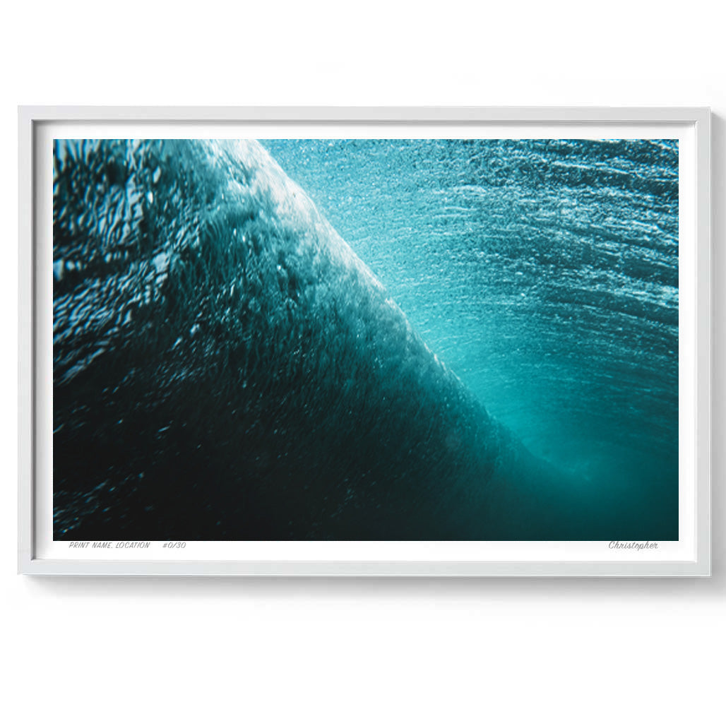 Vacuum – Underwater Wave Photographic Print
