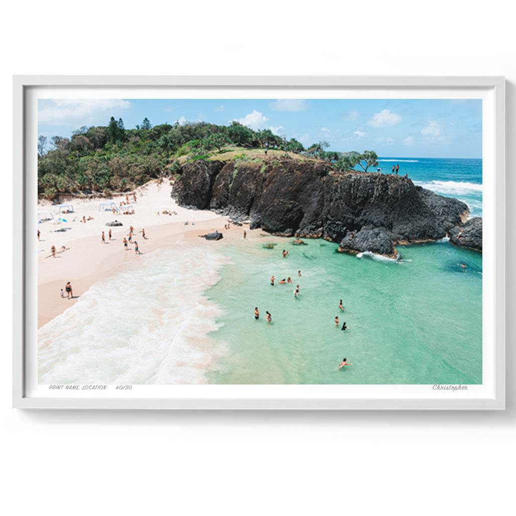 A Slice of Summer - Coastal Print of Fingal Head, NSW