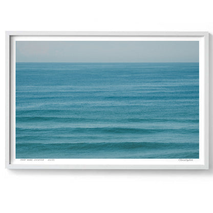 Shelly Haze – Aerial Coastal Print of Shelly Beach, NSW