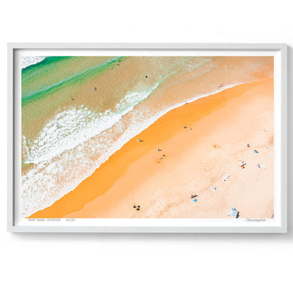 Salt & Sand – Arial Coastal Print of Terrigal Beach, NSW